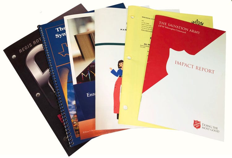 Dave the Printer Booklet Printing Booklet Printing Options Offered by Dave the Printer